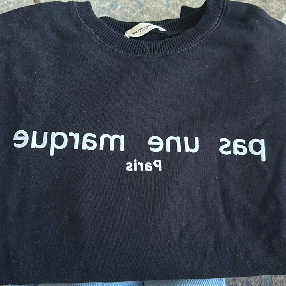 Pas Une Marque Black sweatshirt